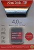 SanDisk Memory Stick PRO Duo 4GB
