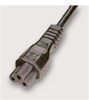 Wortmann Netzkabel Euro 3Pol Buchse, 1.8m, schwarz, f�r Netzteil 90W
