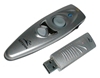 Keyspan Presentation Fernbedienung Funk-Empfänger mit USB-Anschluß und eine Funk-Fernbedienung mit integriertem LaserPointer, ermöglicht die Steuerung des Mauszeigers unter Mac OS/X, Windows mit einer Fernbedienung