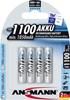Ansmann Akku NiMH Micro AAA 1100mAh
