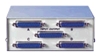 ROLINE Switch Schnittstellen: 4x parallel/seriell (25-polig), Verbindungen: 1x paralell/ seriell (25polig), Umschaltung erfolgt mechanisch per Drehknopf
