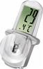 Hama LCD-Thermometer Window silber