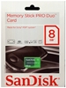 Sandisk Memory Stick PRO Duo 8GB Gaming