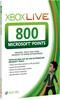 Microsoft Xbox Live Points Card 800