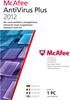 McAfee AntiVirus Plus 2012 - 1 User