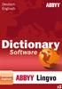 ABBYY Lingvo x3 Deutsch-Englisch DVD-Box