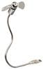 Hama USB-Ventilator Schwanenhals silber