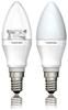 Toshiba E14 LED candle clear 6W