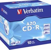 Verbatim CD-R 80 Minuten 700MB 52x 10er Pack, Jewelcase