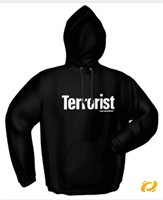 Kapuzensweater Terrorist XL schwarz