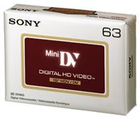 Sony DVM-63 HDV miniDV f�r HDV-Camcorder