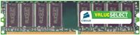 Corsair ValueSelect 1GB DDR 400Mhz, PC3200, CL3, 128Mx64
