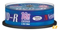 Verbatim DVD-R 4.7GB 16X 25er Spindel (#43522)