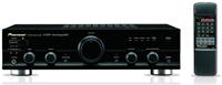 Pioneer A-307R schwarz Vollverst�rker, 2x80 Watt (4 Ohm), Direct Energy MOS, Wide Range-Schalt- kreis, MM-Phono, 3 Hochpegel-Eing�nge, 1 Tapeanschluss + Tape2/Adapter, Bass/ H�henregler, Loudness schaltbar, Direct- Taste, 2 Lautsprecherpaare (schaltbar), Kopfh�reranschluss, Alu-Frontpanel, FB