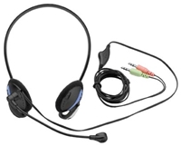 Trust Headset HS-2200 Stereo-Headset mit einstellbarem Mikrofon, Lautstärkeregler im Kabel integriert, omnidirektionales Mikrofon, Nackenhalterung