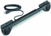 Lenovo ThinkVision USB Soundbar für Lenovo Thinkvision L171/L171p ermöglicht Wiedergabe von Stereoklängen auf kompatiblen ThinkVision LCD-Flachbil ohne dass hierfür zusätzlicher Platz ben