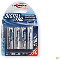 Ansmann Akku NiMH Mignon (AA) 2700 mAh 4er Pack ( Digital )