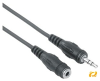 Hama 3,5-mm-Klinkenkupplung  - 3,5-mm- Klinkenstecker, Stereo, 2.5m