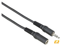Hama Audio-Kabel 2.5m 3.5-mm-Klinken- Stecker - 3.5-mm-Klinken-Stecker, Stereo 2-fach geschirmtes Leitungsmaterial