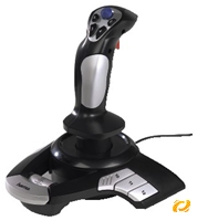 Hama PC Vibration Joystick Outlandish Schwarz, USB2.0