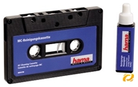 Hama MC-Reinigungskassette Audioclean zur Reinigung der Tonk�pfe im Kassetten- rekorder, inkl. Reinigungsmittel