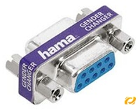 Hama Gender-Changer 9-pol.-D-Kupplung - 9-pol.-D-Kupplung (kurze Version) (female/female)