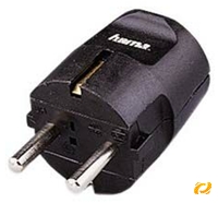 Hama Schukoplug, black (item no. 90187055) - Picture #1