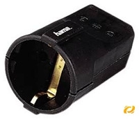 Hama Schukokupplung, black (item no. 90187056) - Picture #1
