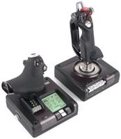 Saitek X52 Pro Flight Control System PC Flug-Steuerungs-System, 4 Feuerkn�pfe Schubregler, 2x 8-Wege Coolie Hat
