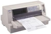 Epson LQ-680 Pro 24-Nadeln Druckgeschwindigkeit 300cps, Einzug von Einzelblättern vorne mit der Papieroberkante zuerst, bis 0.0mm Rand oben und unten bei Einzelblättern, auto- matische Papierbreitenüberwachung, minimale Papiergröße nur 9x7cm, Schnittstelle: Parallel