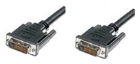 equip DVI Kabel Dual Link 3m schwarz Digital DualLink 24+1 St./St., 3.0m