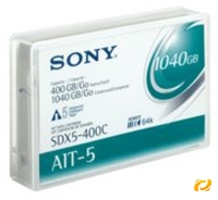 Sony 8mm 246m 400/1040GB AIT-5 mit Memory In Cassette Chip-System (#SDX5400CN)