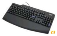 IBM Pref. Pro Full-Size Tastatur PS2, französisch, Farbe: schwarz