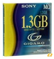 Sony Disk 3.5'   1.3GB Gigamo magneto-optisch Archivieren und Sichern von Daten digitale Videobearbeitung MSR-Technologie über 50 Jahre archivierbar