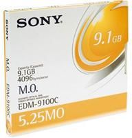 Sony Disk 5.25'  9.1GB Magneto-optisch, ISO Referenzdatentransferrate: 1024Bytes/Sektor