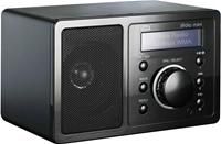 dnt IPdio Mini Internetradio schwarz WLAN 802.11b/g, WPA/WPA2, UPnP Unterstützung,Uhrzeit,Weckfunktion, Einschlaftimer, Display,Frontlaut- sprecher 1.5W