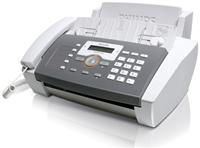 Philips Faxjet 525 Primo mit H�rer, Tinte, 100 Blatt Kassette, 150 Seiten Speicher, 2x 16 Zeichen LC-Display, Faxweiche, inkl. starter Cartridge