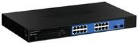 TRENDnet TEG-160WS Gigabit Smart Switch 16x 10/100/1000MBit/s, 19', Auto-MDIX, Auto-Negotiation, Voll/Halbduplex