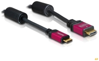 DeLOCK High Speed HDMI Kabel A/C Stecker/Stecker, 1.8m, HDMI - mini HDMI