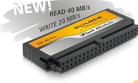 DeLOCK Flash Modul   4GB MLC IDE, 40pin, vertikal, max. 40MB/s lesen, max. 20MB/s schreiben