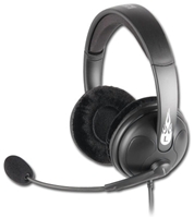Sharkoon Rush Gaming Headset 3.5mm Klinke, Stereo, mit Lautstärke- regler im Kabel, schwenkbares, felxibles Mikrofon, mit Stummschaltung