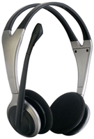 MS-Tech LM-110 Stereo Headset einstellbares Mikrofon, gepolsterte Ohrmuscheln, Kabellänge 2.5m