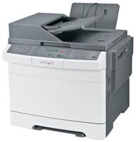 Lexmark X544DN AiO Farblaserdrucker/Fax/Kopierer/Scanner, A4, 23 Seiten/Min., 128MB, 250 Blatt Kapazität, RADF, Duplex, 1200x1200dpi, 33600bps, LAN, USB