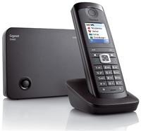 Gigaset E490 schwarz/graphit DECT/GAP, SMS, CLIP, 1.5' Farbdisplay, polyphone Klingelt�ne, 150 Telefonbucheintr�ge, Freisprechen, stoss-/spritzwasser-/staubresistent, max. 21h Sprechen, max. 250h Standby