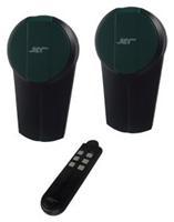 REV IP44 GB Funk-Aussen-Set 2er Funksteckdosen-Set, bis 2300 Watt, Reichweite bis zu 30m, 434MHz Funkfrequenz, inkl. Fernbedienung