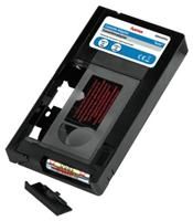 Hama Cassettenadapter VHS-C/VHS Auto zum Abspielen von VHS-C-Videocassetten in VHS-(Vollformat) Recordern, für VHS-C/S-VHS-C geeignet, inkl. Motor zum automatischen Spannen des Video- bandes (batteriebetrieben)