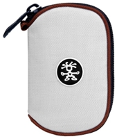 Crumpler The C.C.80 weiss/braun Reissverschluss, Innenpolsterung, Zusatzfach, Trageschlaufe