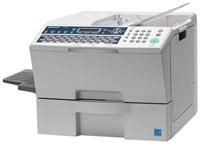 Panasonic Panafax UF-8300 Laserfax Druckgeschwindigkeit 18 Seiten/Minute, ADF ca. 100 Blatt, 12MB Speicher, 500 Nummern Kurzwahlspeicher, USB, Ethernet, 33.6kbps Modem, Internet Fax/E-Mail/Netzwerk Scanner Modul
