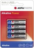 AGFAPhoto Micro AAA LR03 4er Pack, 1.5V