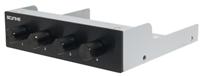 Scythe Kaze Q 3.5' schwarz 4-Kanal L�ftersteuerung, stufenlose Regelung mit 5-12V, Aluminium-Design